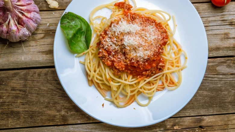 Spaghetti with meat sauce