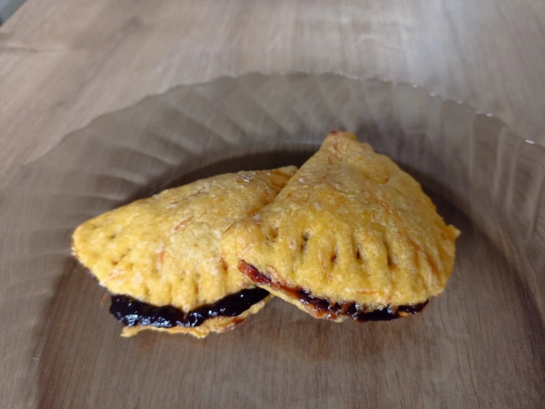 Eggless jam hand pies