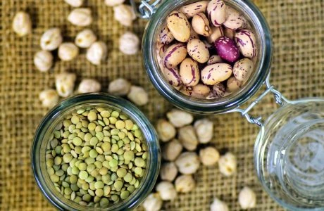 Chickpeas and legumes