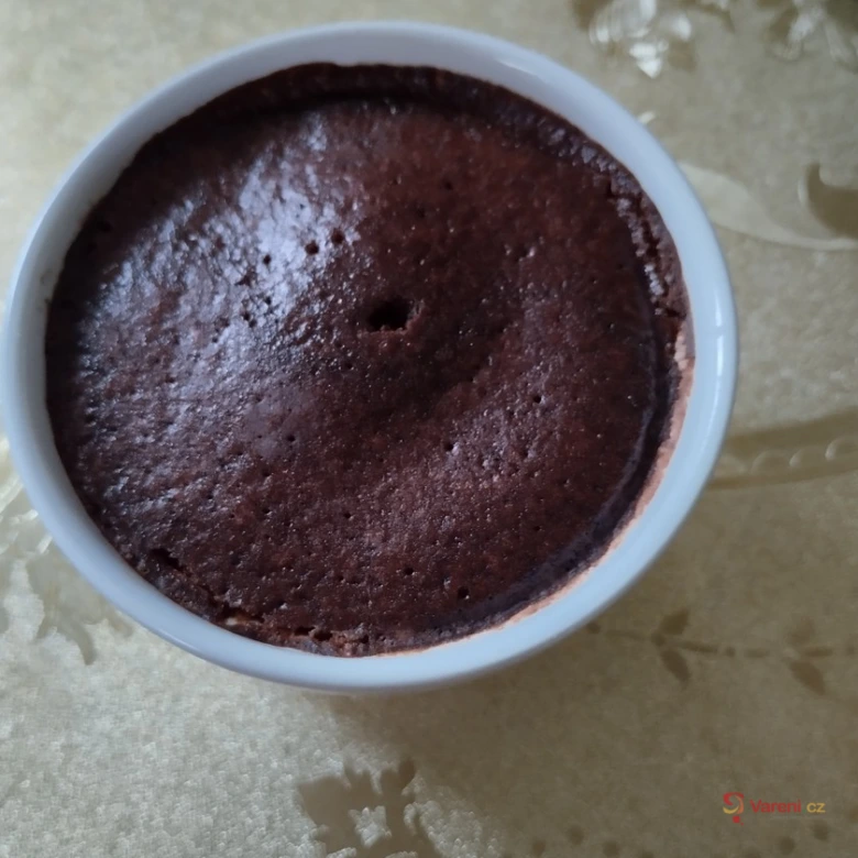 Mug cake in ramekin
