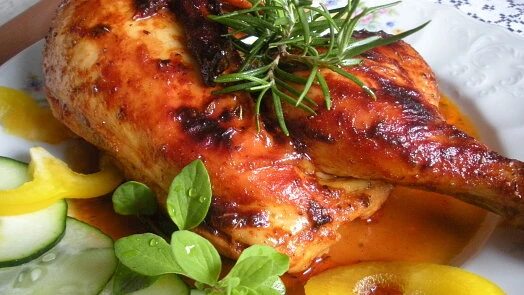 Roasted chicken with rosemary