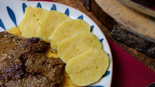 Potato dumplings with meat